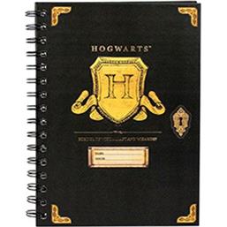 Hogwarts Shield A5 Spiralryg Notesbog