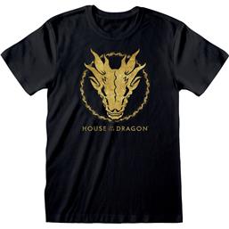 House of the DragonGold Ink Skull T-Shirt