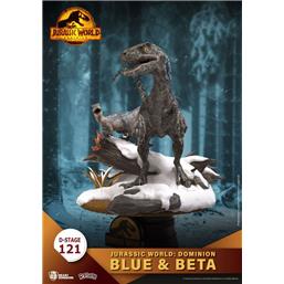 Jurassic Park & WorldBlue & Beta D-Stage Diorama 13 cm