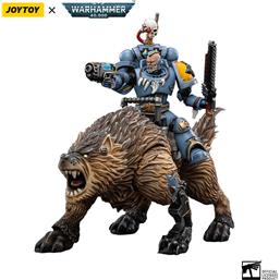 Warhammer: Space Wolves Thunderwolf Cavalry Bjane Action Figure 1/18 