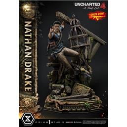 UnchartedNathan Drake Deluxe Bonus Version Ultimate Premium Masterline Statue 1/4 69 cm