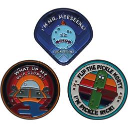 Rick and MortyRick & Morty Pin Badge Set Limited Edition