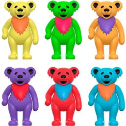 Grateful DeadDancing Bears Glow In The Dark Reaction Action Figures 6-pack