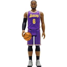 NBALeBron James (Lakers - Purple) ReAction Action Figure 10 cm