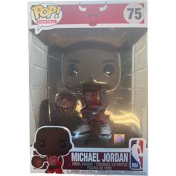 SKADET: Michael Jordan (Red Jersey) Jumbo Sized POP! Vinyl Figur 25 cm