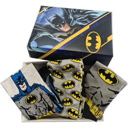 Batman assorted pack 3 socks adult