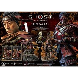 Jin Sakai, The Ghost Vow of Vengeance Ghost Armor Statue 1/4 58 cm