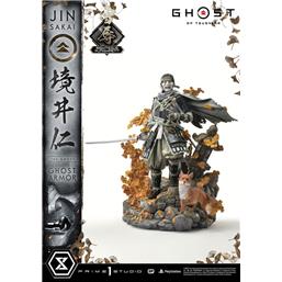 Ghost of TsushimaJin Sakai, The Ghost Righteous Punishment Ghost Armor Statue 1/4 58 cm