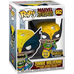 MarvelZombie Wolverine (GITD) Exclusive POP! Vinyl Figur (#662)