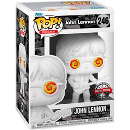 John Lennon with Psychedelic Shades Exclusive POP! Rocks Vinyl Figur (#246)