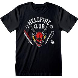 Stranger ThingsHellfire Club Logo Black T-Shirt 