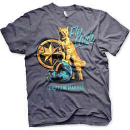 Captain MarvelFly High Goose Unisex T-shirt  