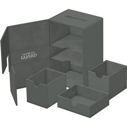 Ultimate GuardTwin Flip`n`Tray 160+ XenoSkin Monocolor Grey