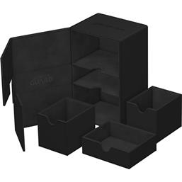 Ultimate GuardTwin Flip`n`Tray 160+ XenoSkin Monocolor Black
