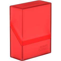 Ultimate GuardBoulder Deck Case 40+ Standard Size Ruby