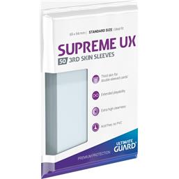 Ultimate GuardSupreme UX 3rd Skin Sleeves Standard Size Transparent (50)