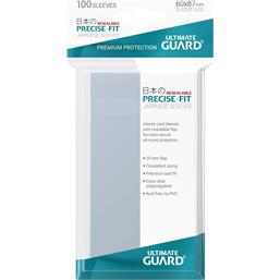 Ultimate GuardUltimate Guard Precise-Fit Sleeves Resealable Japanese Size Transparent (100)