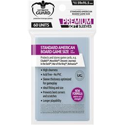 Ultimate Guard Premium Soft Sleeves for Board Game Cards Standard American (60)