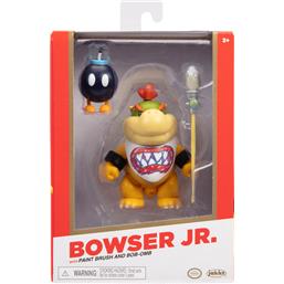 Super Mario Bros.Bowser Jr Gold figur 10cm
