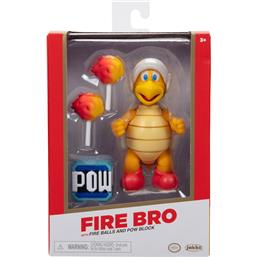 Super Mario Bros.Fire Bro Gold figur 10cm