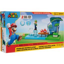 Super Mario Bros.Sparkling Waters Playset 6cm