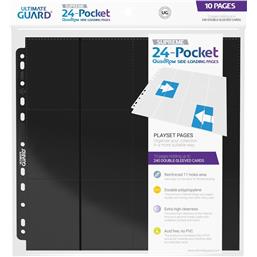 Ultimate GuardUltimate Guard 24-Pocket QuadRow Pages Side-Loading Black (10)