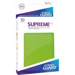 Diverse: Ultimate Guard Supreme UX Sleeves Standard Size Light Green (80)