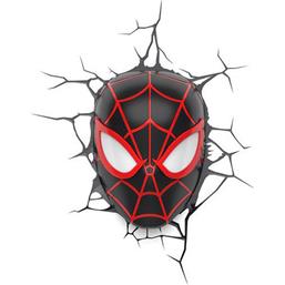 Spider-Man Miles Morales 3D Ansigt Natlampe