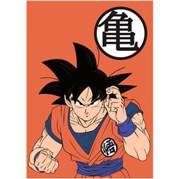 Dragon BallSon Goku Fleece Tæppe 100 x 140 cm