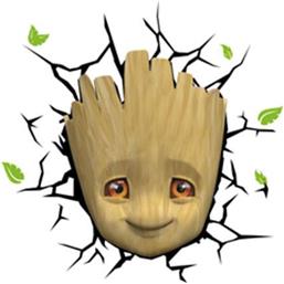 Baby Groot 3D LED Lampe