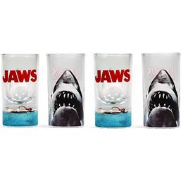 Jaws - Dødens Gab4 sæt Jaws Glass