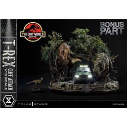 Jurassic Park & WorldT-Rex Cliff Attack Bonus Version Statue 1/15 53 cm