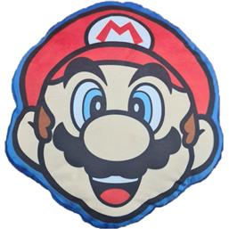 Super Mario Bros.Mario 3D Hoved Pude 35cm
