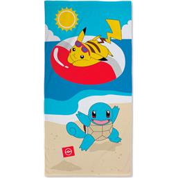 Pikachu Og Squirtle Sommer Håndklæde