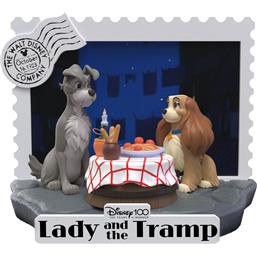 DisneyLady And The Tramp D-Stage PVC Diorama 12 cm