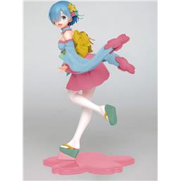 Rem Sakura PVC Statue 23 cm Ver. Renewal Edition