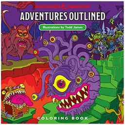 Adventures Outlined Coloring Book