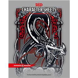 RPG Character Sheets 24-pack english