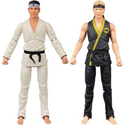 Johnny Lawrence and Daniel LaRusso Action Figure All Valley Box Set 18 cm