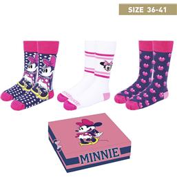 Minnie Mouse 3-Pack Strømper 36-41