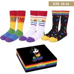 Mickey Pride Collection 3-Pack Strømper 40-46