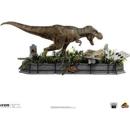 Jurassic Park & WorldT-Rex attacks Donald Gennaro Statue 1/20 30 cm