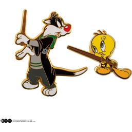Looney TunesSylvester & Pip at Hogwarts 2 Pack Pins