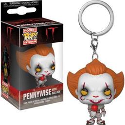 ITPennywise with Balloon POP! Vinyl Nøglering