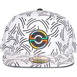 PokémonPokeball white Snapback Cap