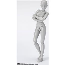 Body-Chan Sports Edition DX Set (Gray Color Ver.) S.H. Figuarts Action Figure 14 cm