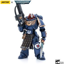 Ultramarines Intercessor Veteran Sergeant Brother Aeontas Action Figure 1/18 12 cm