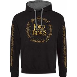 Lord Of The RingsGold Foil Logo Hooded Sweater