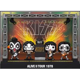 KissKiss Alive II 1978 Tour POP! Moments DLX Vinyl Figur 4-Pak