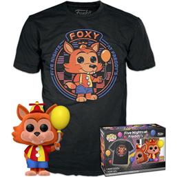 Balloon Foxy Flocked POP! & Tee Box (#907)